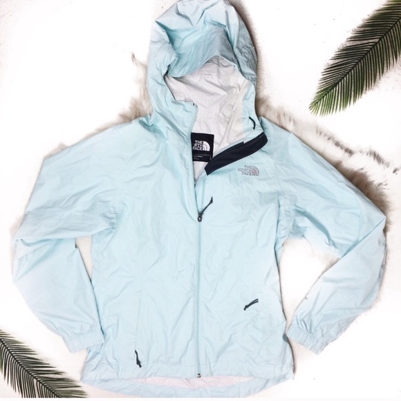 The North Face Jackets & Blazers - The North Face Hyvent Rain Jacket in Mint Blue